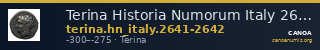 Terina Historia Numorum Italy 2641-2642 — CANOA