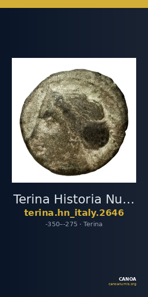 Terina Historia Numorum Italy 2646 — CANOA