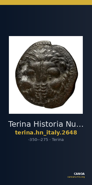 Terina Historia Numorum Italy 2648 — CANOA