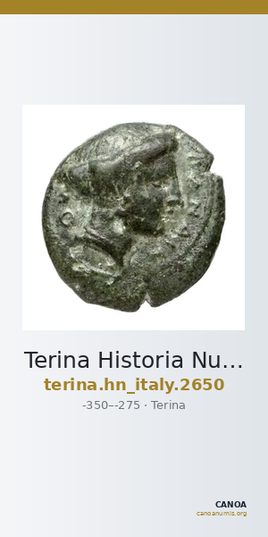 Terina Historia Numorum Italy 2650 — CANOA