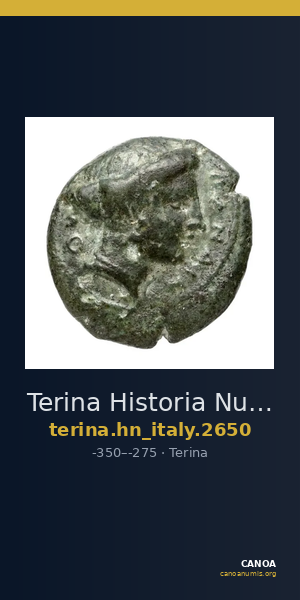 Terina Historia Numorum Italy 2650 — CANOA