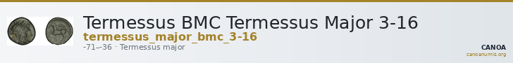 Termessus BMC Termessus Major 3-16 — CANOA