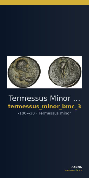 Termessus Minor BMC Termessus Minor 3 — CANOA