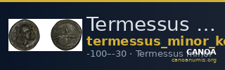 Termessus Minor Kosmetatou 1998 I — CANOA