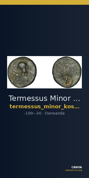 Termessus Minor Kosmetatou 1998 III — CANOA