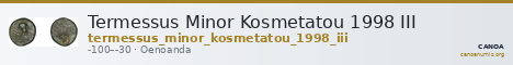 Termessus Minor Kosmetatou 1998 III — CANOA