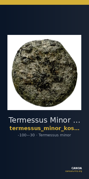 Termessus Minor Kosmetatou 1998 IV-V — CANOA