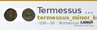 Termessus Minor Kosmetatou 1998 VIII-IX — CANOA