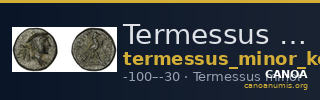 Termessus Minor Kosmetatou 1998 X — CANOA