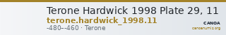 Terone Hardwick 1998 Plate 29, 11 — CANOA