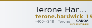 Terone Hardwick 1998 Plate 29, 23 — CANOA
