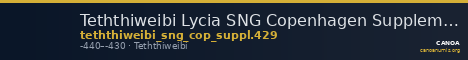 Teththiweibi Lycia SNG Copenhagen Supplement 429 — CANOA