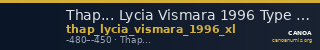 Thap... Lycia Vismara 1996 Type XL — CANOA