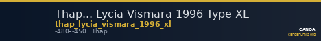 Thap... Lycia Vismara 1996 Type XL — CANOA