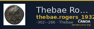 Thebae Rogers 1932 550 — CANOA