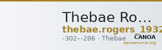 Thebae Rogers 1932 551 — CANOA