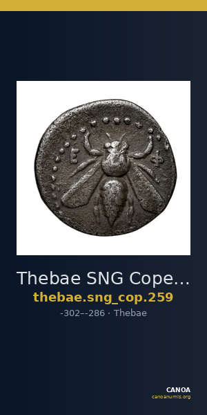 Thebae SNG Copenhagen Thebae 259 — CANOA