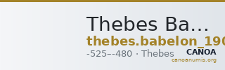 Thebes Babelon 1907 1313 — CANOA
