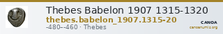 Thebes Babelon 1907 1315-1320 — CANOA