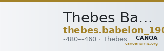 Thebes Babelon 1907 1325 — CANOA