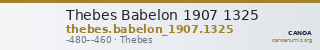 Thebes Babelon 1907 1325 — CANOA