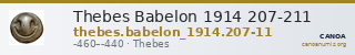 Thebes Babelon 1914 207-211 — CANOA
