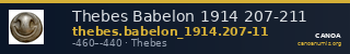 Thebes Babelon 1914 207-211 — CANOA