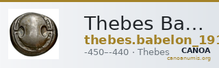 Thebes Babelon 1914 213-215, 217-221 — CANOA