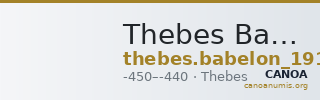 Thebes Babelon 1914 216 — CANOA
