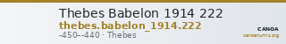 Thebes Babelon 1914 222 — CANOA