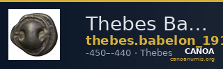 Thebes Babelon 1914 224-227 — CANOA