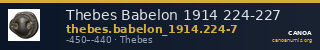 Thebes Babelon 1914 224-227 — CANOA