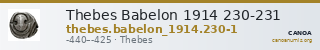 Thebes Babelon 1914 230-231 — CANOA