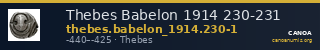 Thebes Babelon 1914 230-231 — CANOA