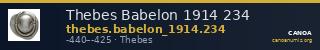 Thebes Babelon 1914 234 — CANOA