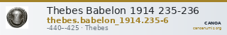 Thebes Babelon 1914 235-236 — CANOA