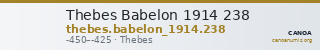 Thebes Babelon 1914 238 — CANOA