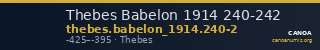 Thebes Babelon 1914 240-242 — CANOA