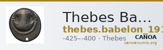 Thebes Babelon 1914 243-50 — CANOA