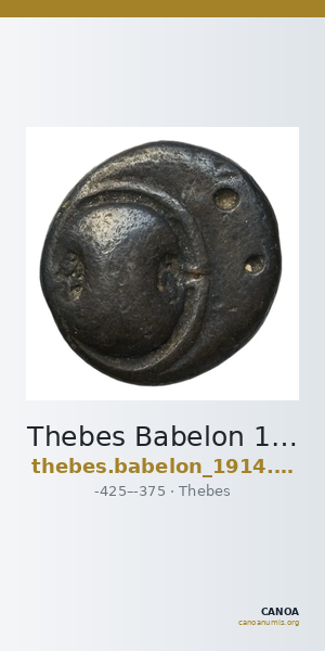 Thebes Babelon 1914 251-252 — CANOA