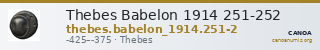 Thebes Babelon 1914 251-252 — CANOA