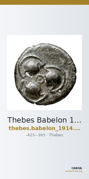 Thebes Babelon 1914 253 — CANOA