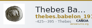 Thebes Babelon 1914 254-255 — CANOA
