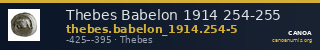 Thebes Babelon 1914 254-255 — CANOA