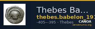 Thebes Babelon 1914 256-257 — CANOA