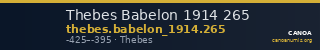 Thebes Babelon 1914 265 — CANOA