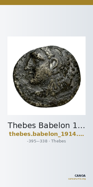 Thebes Babelon 1914 269-270 — CANOA