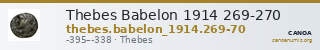Thebes Babelon 1914 269-270 — CANOA