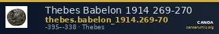 Thebes Babelon 1914 269-270 — CANOA