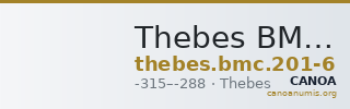 Thebes BMC Thebes 201-206 — CANOA